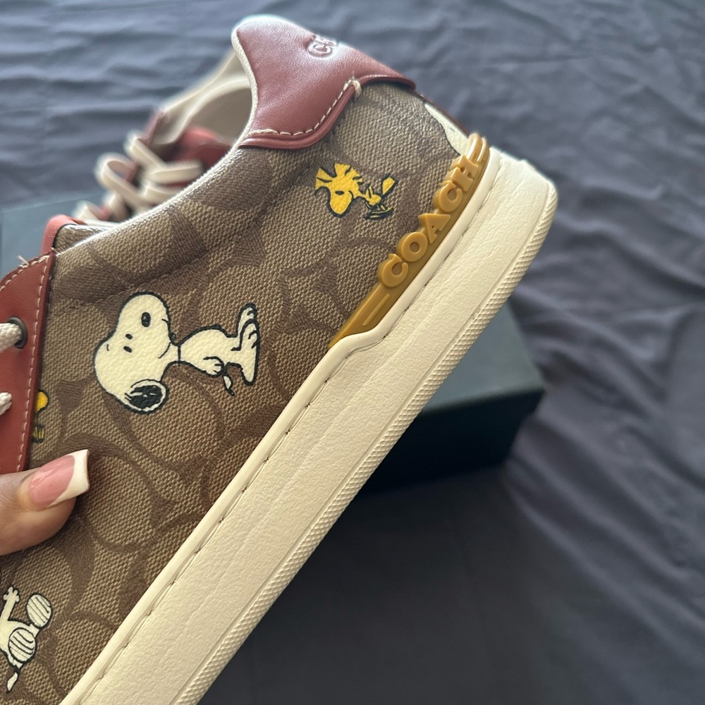 Coach X Peanuts Clip Low Top Sneaker - Picture 2 of 7